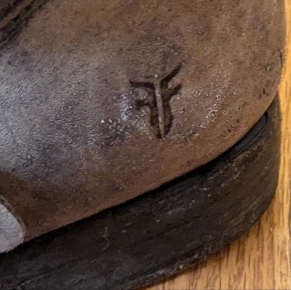 Frye Leather Combat/Moto Boots - Size 8.5B - Picture 9 of 9